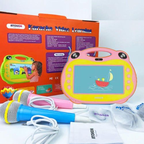 Tablette Android Atouch-P06 1GB RAM 16GB ROM Karaoké Couleur : Rose