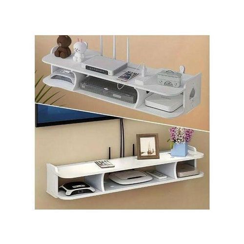 Étagères De Rangement Murales Flottantes Pour Décodeur TV - 60CM