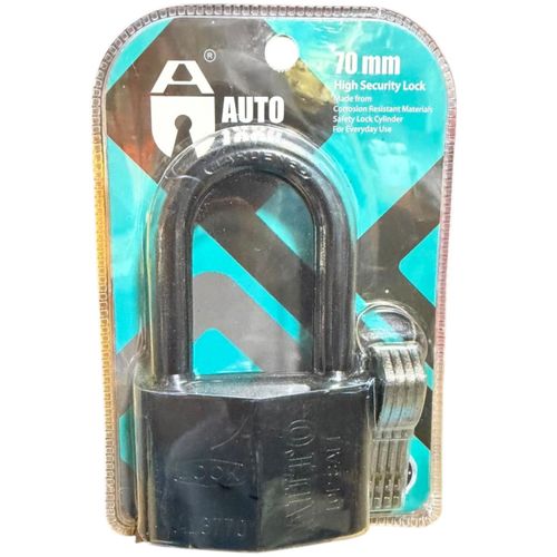 Cadenas de haute sécurité à clé Résiste aux impacts de marteau ou d'objets lourds.Anti-levier et pied-de-biche.Anti-scie