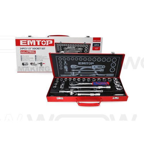 Coffret douilles et clé à cliquet