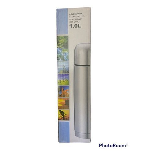 Mini Thermos Portable Isotherme 1 Litre -Argent