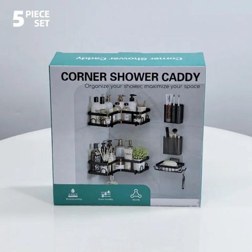 Etagère d'angle de douche, un accessoire pratique pour organiser votre salle de bain.