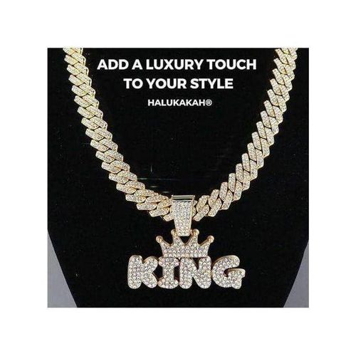 Bijoutique Chaîne Hommes Et Femme Médaille KING hmp