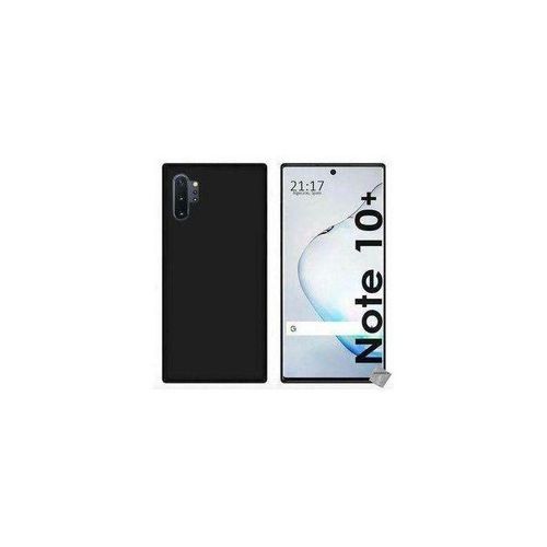 Coque Silicone Compatible Pour Samsung Galaxy Note 10 Plus Avec Antichoc - NOIR