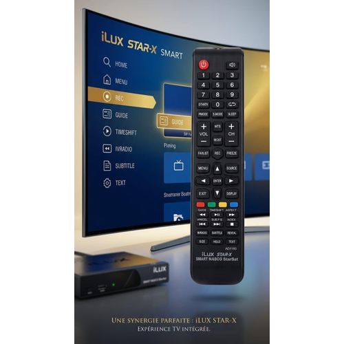 Télécommande STAR X SmartTV – Pour téléviseur intelligent
