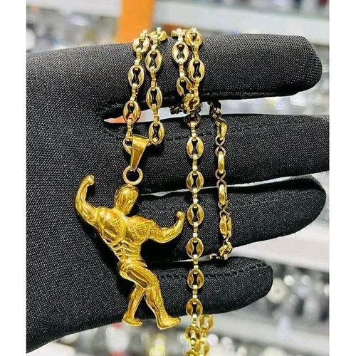 Chaîne Hommes Médaillée Homme Musculation