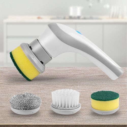 Brosse De Nettoyage, Récureur à Main électrique Rotatif -Blanc