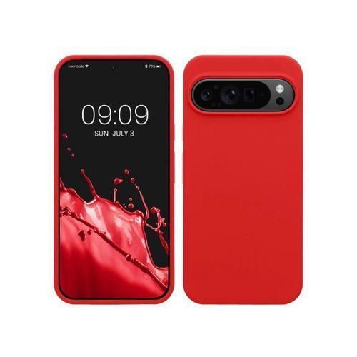 Coque En Silicone Google Pixel 10 Pro Xl + 1 Antichoc 5D - Rouge