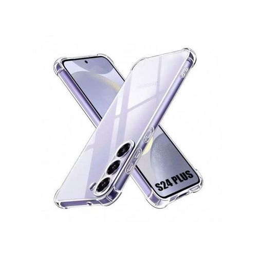Coques Transparente Compatible à Samsung Galaxy S24 Plus Avec 1 Antichoc 9D