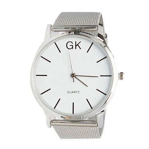 Montre Dame Cadran Rond Gk- Argent