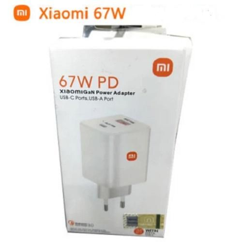 XIAOMIGaN Power Adapter 67W PD Type C - Blanc Charge Rapide et Sécurisée