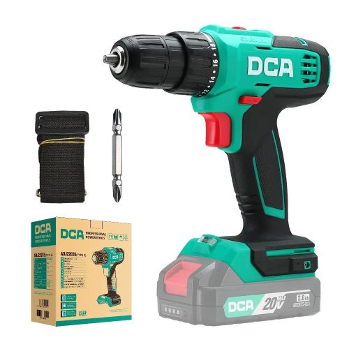 Perceuse-Visseuse Sans Fil ADJZ2035 (Type AM) 20V – 2 Batteries Li-Ion 2,0 Ah + Chargeur