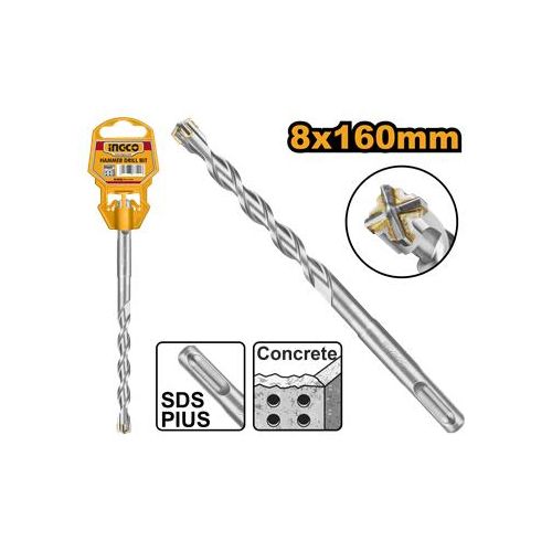 foret pour marteau perforateur sds-plus 8 x 160mm dbh1210802c