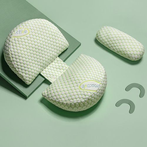 1 PCS Oreiller Cervical pour Soulagement de la Douleur Cervicale Tricoté Respirant Oreiller Orthopédique 48x74cm