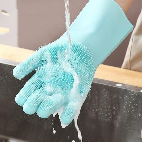 Agréable Gants De Nettoyage En Silicone