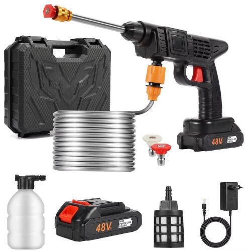 Pistolet à eau haute pression électrique sans fil pour livres, machine à laver la voiture, buse en mousse pour auto, maison, jardin, lavage de voiture