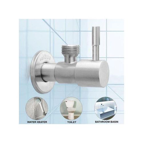 KIT DE 2 Robinet De Flexible De Douche En Inox. Eau Froide - Argent