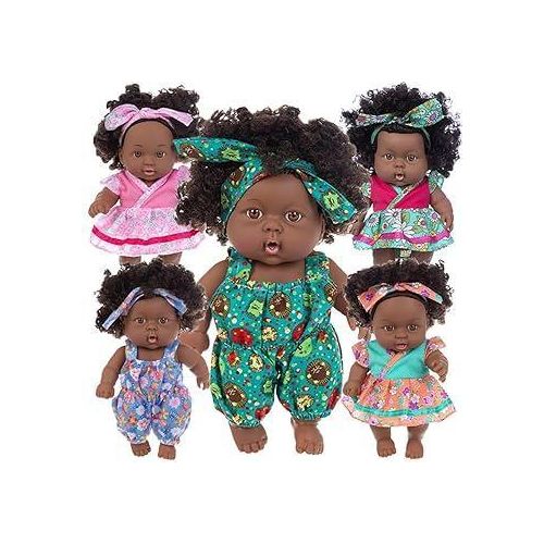 Une poupée noire africaine 20cm