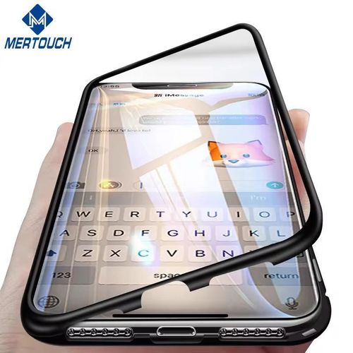 Coque Magnétique Vitré Double Face IPHONE X - Transparent