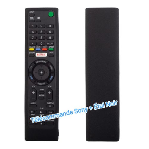 Télécommande Sony Télé androïde + Étui protection