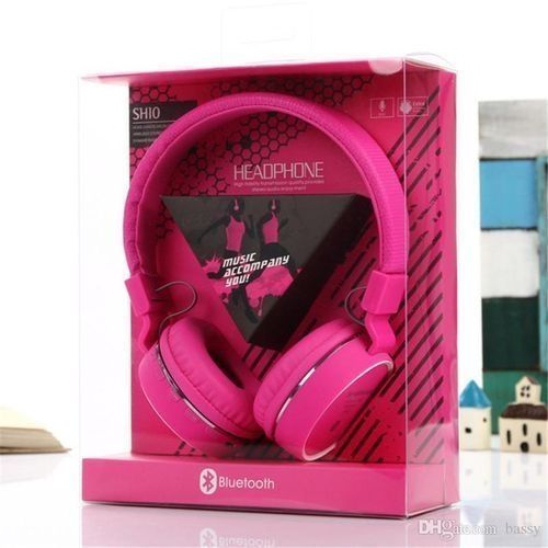 Casque Ecouteur Bluetooth SH10 – Rose