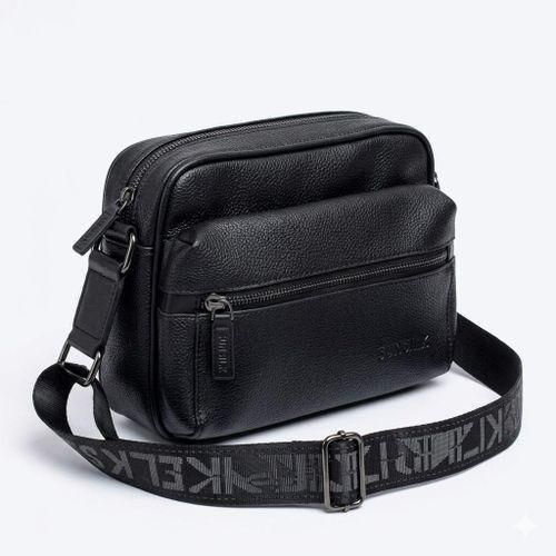 Sac sacoche bandoulière compacte ou cross body couleur noir