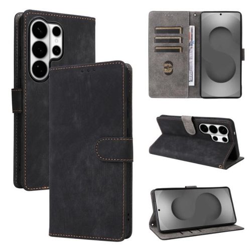 Étui Portefeuille Premium pour Samsung S26 Ultra (noir) , Protection Anti-RFID avec Rangement de Cartes et Billets en Cuir Synthétique Protection Intégra