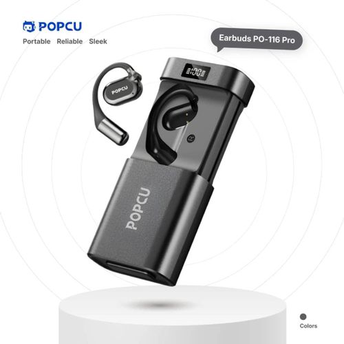 Écouteurs sans fil po-116 pro open-ear bluetooth 5.4 avec boîtier 2000 mah