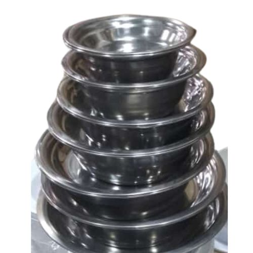 Lot De 09Assiettes À Couvercle -argent