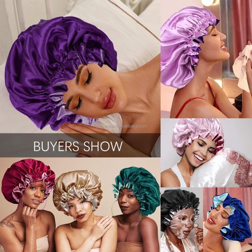 bonnet à cheveux pour dormir Bonnet à cheveux en soie
