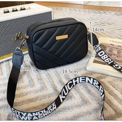 Sac à Bandoulière noir pour Femme, Sacoche élégante et pratique