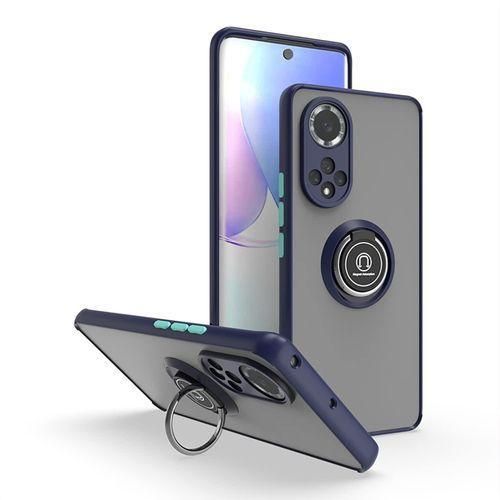 Coque Avec Bague Compatible Huawei Nova 9 - Bleu