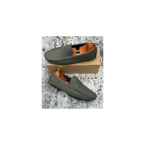 Chaussures de ville élégantes pour homme, chaussures de bureau décontractées , Chaussure Baladeuse - Homme - Vert