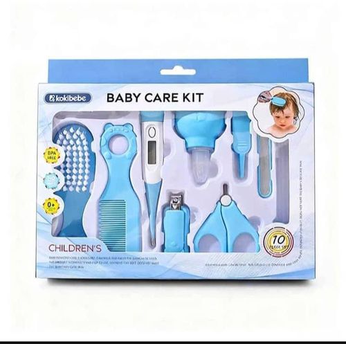 Kit de Soin et de Toilette Bébé 10 Pièces - Trousse de Naissance Complète