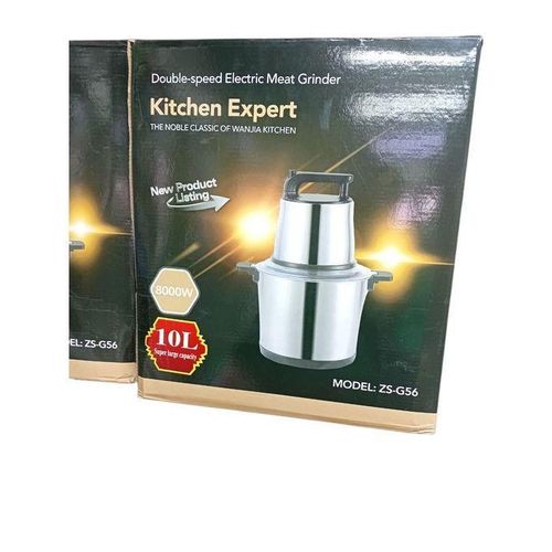 Pilonneuse Foutou Mix Hachoir Électrique Professionnel 10L – Ultra Puissant en Acier Inoxydable