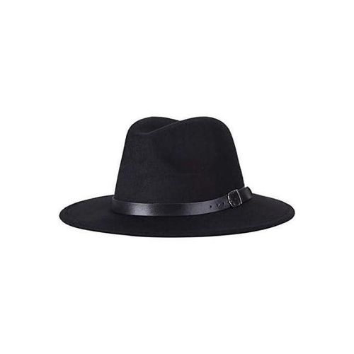 Bamboopack Chapeau Fedora Rétro élégant à Large Bord Avec Boucle De Ceinture