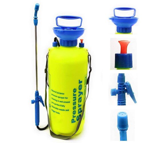 Pulvérisateur à pression manuel pour l'agriculture, le jardinage, la désinfection et le nettoyage de voitures - 8 litres