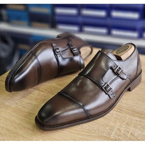 Mocassin En Cuir -Homme
