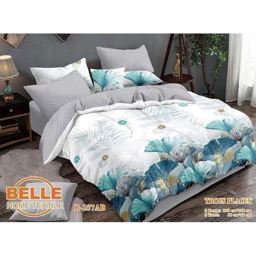 QUALITE SUPERIEUR Lot De 2 Draps + 2 Taies – Design Élégant et Confort Assuré Pour DEUX Places TE