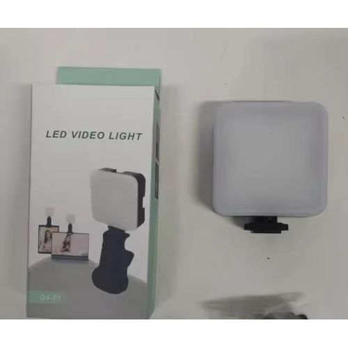 Anneau lumineux professionnel à clipser pour téléphone avec 10 niveaux de luminosité, rechargeable par USB, lumière d'appoint portable pour selfie et streaming en direct