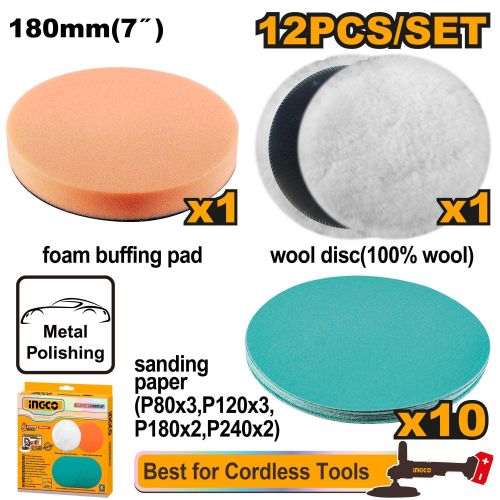 ACCESSOIRES POUR POLISSEUR APG18012