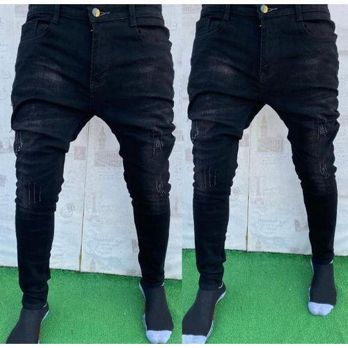 Pantalon Jeans New Design Homme Noir