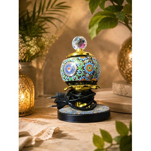 Encensoir Electrique décorative orientale en mosaïque - multicolore