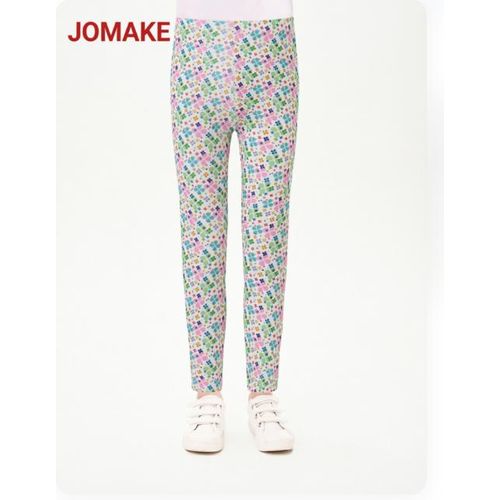 Leggings pour les enfants âgés de 2 à 9 ans, dotés d'une ceinture élastiquée pour une meilleure respirabilité et d'un motif en forme de trèfle à quatre feuilles.
