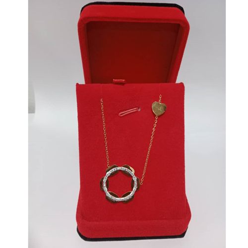 Chaîne Dame Médaille Speciale Or Plaqué +coffret Offert