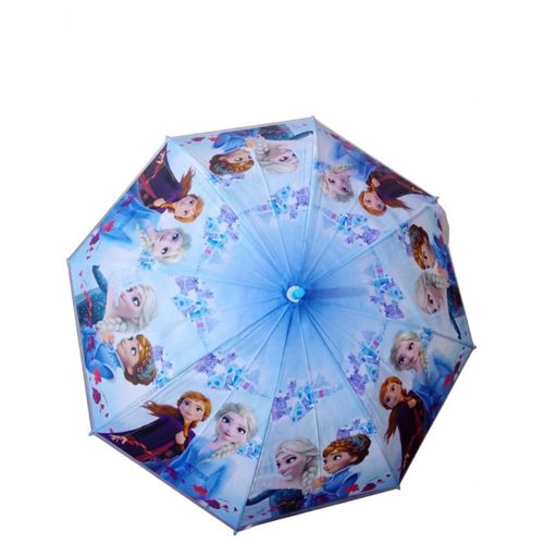 Parapluie enfant Robuste bleu clair 2 Haute Protection Pluie - Grand Dôme Anti-Vent – Poignée Ergonomique avec Sifflet Intégré