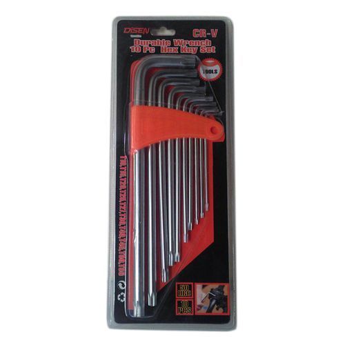 Clés Allen - 10Pièce - Rouge/Noir