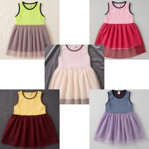 5 Robes pour fille de 6 mois-1 an