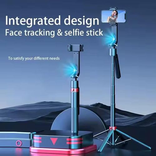 Perche Selfie Gimbal IA - Suivi Automatique + Trépied