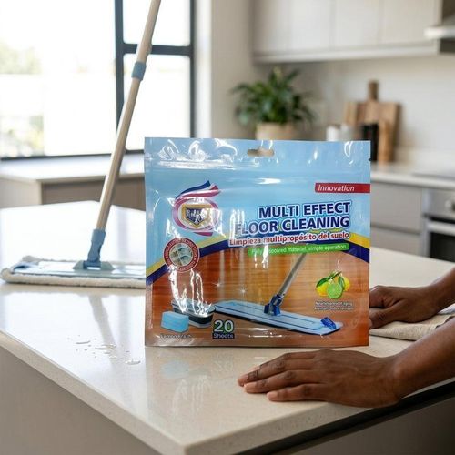 40 Lingettes multi-effets écologiques pour sols durs